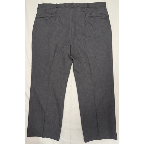 Hand tailored 40 x‎ 28 Men's Dark Gray Pleated zip button nice quality USA - Picture 4 of 4